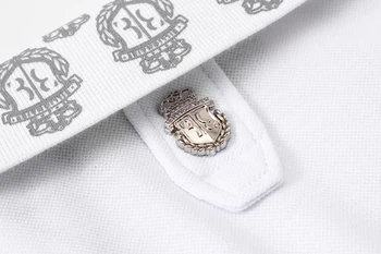 Milijarder Polo majica za moške Mercerized bombaž 2019 poletje nov modni Vezene gumb Dihanje priložnostne tanke brezplačna dostava