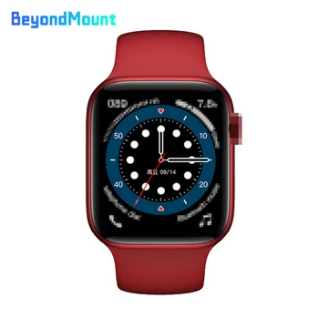 W56 Pametno Gledati Bluetooth Klic EKG Srčni utrip, Telesno Temperaturo Brezžični Serije 6 Smartwatch za IOS Android Telefon PK IWO 15 Max