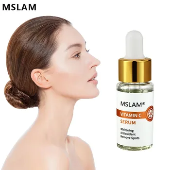 MSLAM Vitamina C Beljenje Serum Odstranjevanje Madežev Zbledi Freckle Proti Gubam Izboljšanje Rumena Temno Kožo, Anti Oksidacije Obraz za Nego Kože
