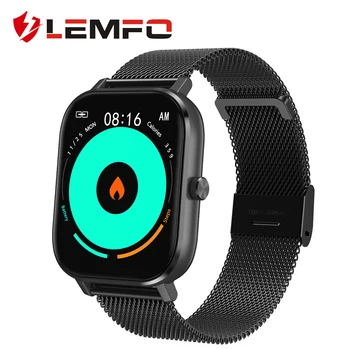 LEMFO DT35 Pametno Gledati 2020 PPG EKG Bluetooth Klic 24-Urna Srčnega utripa DIY Watch Face Za Moške Android