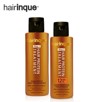 11.11 HAIRINQUE12% Brazilski keratin las, ravnanje las, zdravljenje s pre keratin šampon za nego las set za popravilo poškodovanih las