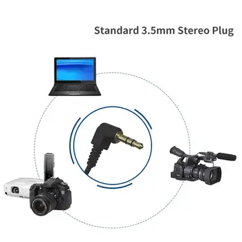 EastVita CM530 Video Snemanje Stereo Mikrofon za DSLR Stereo Kamere Cardioid Mic za Ordro/Sony/Nikon/Canon DV