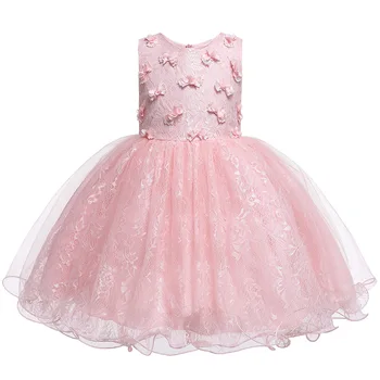 Elegantno Otrok Princesa Otroci Obleke Za Dekleta Rojstni Dan Zvečer Praty Obleko Cvet Dekleta Poročno Obleko Baby 1 2 3 4 5 Leto