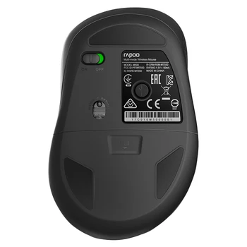 Rapoo M500 Tiho Multi-mode Brezžično Miško Bluetooth 3.0/4.0 & 2.4 G preklop med 3 Naprave, Povezave, 1600 DPI Računalniško miško