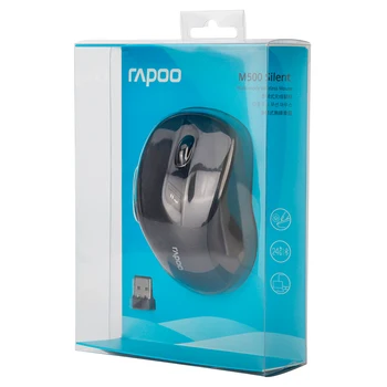 Rapoo M500 Tiho Multi-mode Brezžično Miško Bluetooth 3.0/4.0 & 2.4 G preklop med 3 Naprave, Povezave, 1600 DPI Računalniško miško