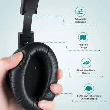 Oblikovalec Aktivni šumov, Slušalke APT-X CVC8.0 48H Glasba Dolžina Brezžične Bluetooth Slušalke z Mikrofonom Tip-c