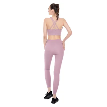 2020 poletje ženske modni stretchy priložnostne Joga set obleko Nositi Teče Oblačila za ženske Fitnes Sport Dokolenke joga oblačila Modrc