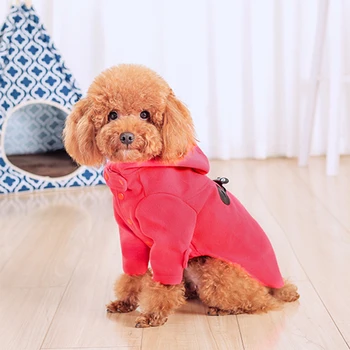 HOOPET pet oblačila Britanski stil majhen pes, Volnene tkanine, hoodie suknji