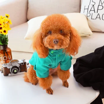 HOOPET pet oblačila Britanski stil majhen pes, Volnene tkanine, hoodie suknji