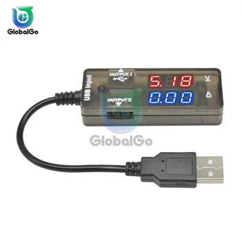 USB 3.2-10V LCD Trenutno Napetost Polnilnika Tester Polnilnik USB Zdravnik Moči Meter Avto, motorno kolo 0.28