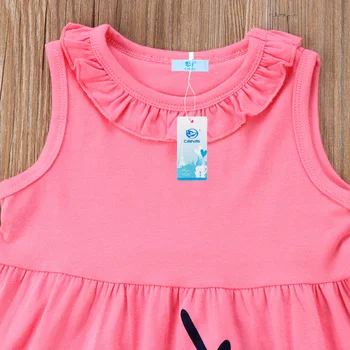 Otroci Baby Cvet Deklet Obleko Oblačila majica s kratkimi rokavi Top Obleko Dolge Hlače Komplet