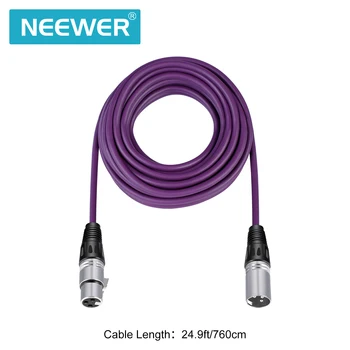 Neewer 6-Pack-gnome Audio Mikrofon Kabel Vrvice za 24,9 noge/7.6 metrov -XLR Moški-XLR Ženski Barve Kača Kabli