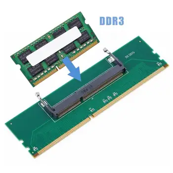 Pomnilnik RAM Priključek Profesionalni Prenosni računalnik 200 Pin so-DIMM, da Desktop 240 Pin DIMM DDR3 Adapter