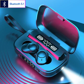 TWS A13 Bluetooth Slušalke Res Brezžične Slušalke 5.1 v Uho Čepkov Šport Nepremočljiva Mini Slušalke Stereo Zvok Športne Slušalke
