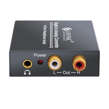 Neoteck 96 khz Digitalno Analogni Analogni Pretvornik 24-bitni S/PDIF Audio DAC Pretvornik Napajalnik Za Amp