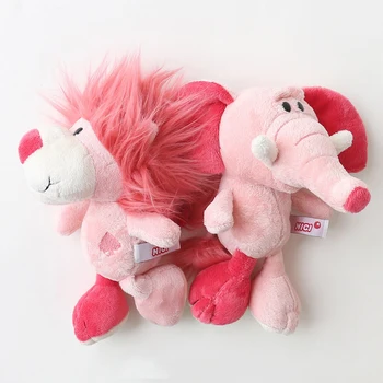 Otroci 1pc 25 cm roza NICI slon zajec lev plišastih igrač polnjene mehko srčkan živali, igrače, risanke pomiritev igrače za otroke darilo