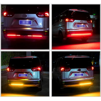 12V Upogljiv LED Trak Zavorna Luč 120 cm 150 cm Avto, Tovornjak vrata prtljažnika Vključite Opozorilne lučke LED Univerzalni Povratne Zadaj Rep Opozorilo Lučka