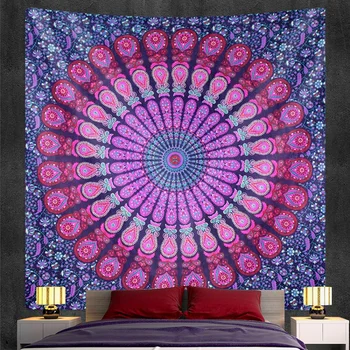 Mandala vzorec doma dekoracijo fantasy scene tapiserija, dekoracijo sten Hipi Bohemian dekorativni stanja joga mat kavč odejo
