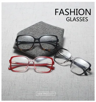 45630 Retro Kvadratnih Gradient Očala Okvirji Tanke Ženske Klasičnih Stilov Optični Moda Računalnik Očala