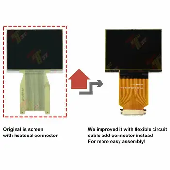 1PC Samodejna klimatska naprava klimatske naprave LCD-Zaslon Za SAAB 93 9-3 ACC Pixel Popravila Ploski Kabel Zamenjava