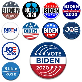 5PCS Joe Biden Kamala Harris Broška Značko Pinback Gumb Pin za leto 2020 Ameriški Predsednik Volilne Kampanje