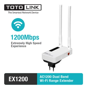 TOTOLINK EX1200/EX1200M 11AC 1200Mbps Ap Range Extender WiFi Vmesnik WiFi z Booster 2*5dBi Zunanje Antene za Signal Extender