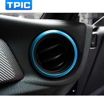 TPIC Avto Styling Za Subaru BRZ Toyota GT86 obdobje 2013-2018 klimatska Naprava Vtičnico Dekorativni Krog Trim Aluminija Notranje Nalepke