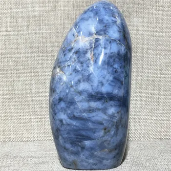 Naravni Kohlrabiblue QUARTZ Crystal Grozdov Vzorec Kamna in obrti, reiki healing Dekor