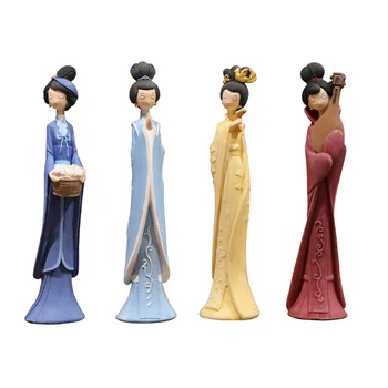Novi Kitajski klasična znak doma dekoracijo prikaz štirih lepih žensk, ustvarjalne Kitajski slog obrti darilo dnevna soba dekor