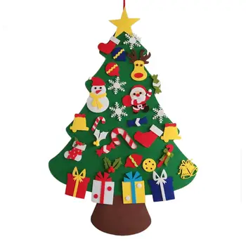 3D DIY Čutiti Božično Drevo Božični Okraski Za Dom Božično Drevo Okraski Božič, Darila, Novo Leto 2020 Navidad Noel