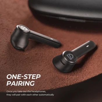 SoundPEATS TWS Bluetooth 5.0 Slušalke 2600mah Polnjenje Primeru Touch Kontrole Pravi Brezžični Čepkov Z 14.2 mm Voznik TureBuds