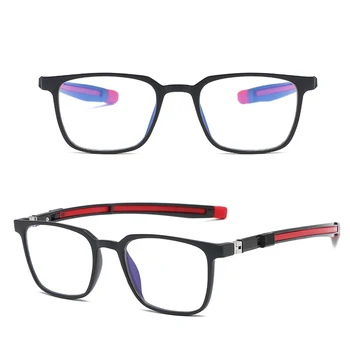 Branje Očala +1.0 + 1.5 +2.0 +2.5 +3.0 +3.5 +4.0 Anti Modri Žarki Presbyopia Moški Ženske Očala Kvadratnih Nastavljiv Magnetni