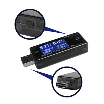 11in1 USB tester Voltmeter Ampermeter Notranja upornost/Moč/Napetost/Current/Čas/Zamude/W, Trenutna Napetost Zmogljivost Meter