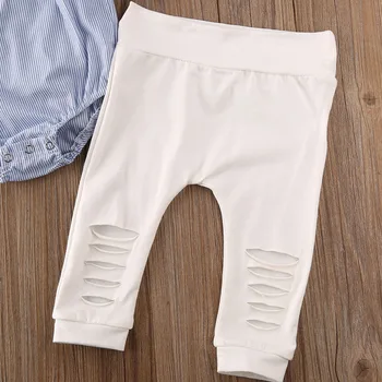 UK Newborn Baby Dekle 0-18 M Romper Jumpsuit Dolge Hlače, Dokolenke Obleko Oblačila