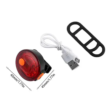 USB Kolo Zadaj Rep Luč, Luč LED Koles Varnost Zadnje Luči vodoodporna LED Kolesarjenje Koles Varnost Svetlobe