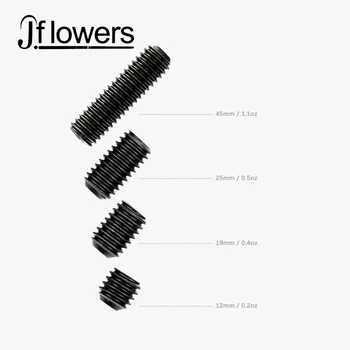 JF J-cvetje Teža Vijakov 0.2/0.4/0.5/1.1 oz Železa Materiala Prilagodite Teža 4 Kosov Vijakom, Nastavljiv Biljard Pribor