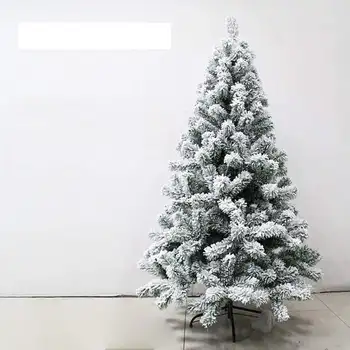 120 cm Umetno Božično Drevo Novo Leto Doma Okraski, Namizno Okrasje Bela Zgrinjati Snežinka Božično Drevo Doma Dekor