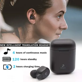 Peiko S Prevajalec Slušalke 33 Jezikih Takoj Prevesti Brezžično Smart Glas Prevajalec Bluetooth Slušalke Prevajalcev