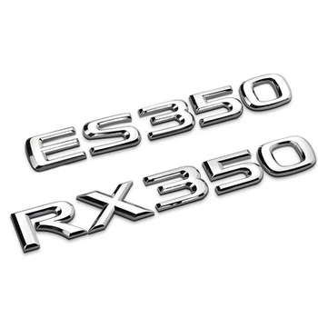 3D Auto Zadaj Prtljažnik Nalepke Cinkove Zlitine Značko Emblem Avto Nalepke za Lexus ES350 RX350 Logotip RX270 ES200 GS400 CT200H Dodatki