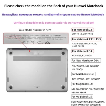 Ohišje Za Huawei Matebook Mate 13 Matebook XPro 2019 2020 Za MagicBook14 MagicBook15 Mate D14 D15 Matebook 14 Klv-w19 W29 Prenosnik
