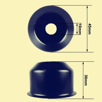 2pcs/10pcs kovinsko skodelico D45mm*H30mm 9 barve konča železa za stojalo pokrov DIY osvetlitev krošnje znanja klobuk okova zajema