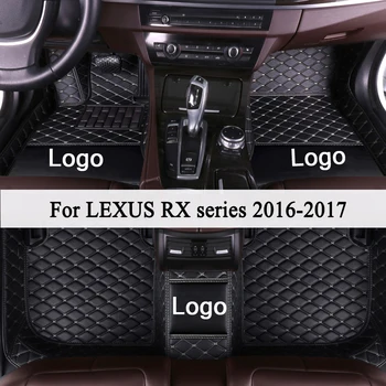 MIDOON usnje Avto predpražnike za LEXUS RX serija 300 450h 2016 2017 po Meri auto stopalo Blazinice avtomobilska preproga pokrov