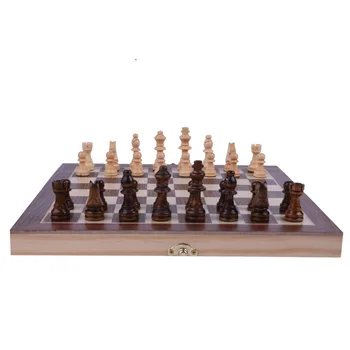 Otroci Odraslih Magnetni Šah Nastavite Zložljiva Profesionalni Prenosni Shranjevanje Reže Leseni Šah Odbor Igra s Izdelane Šahovske figure
