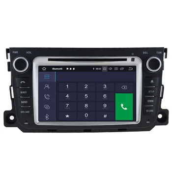 4+64 G Android 10.0 Avto DVD Predvajalnik, GPS Navigacija Za Benz, Smart Fortwo 2010-večpredstavnostna Stereo Radio android media player