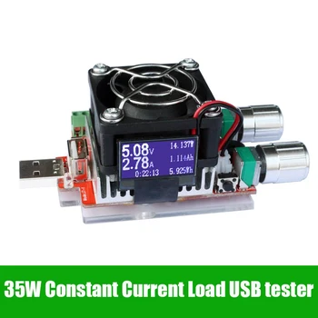 35w usb vstavite elektronsko nastavljiv konstantnim tokom staranja upor baterije napetost zmogljivost tester qualcomm qc2.0/3.Voltmeter 0