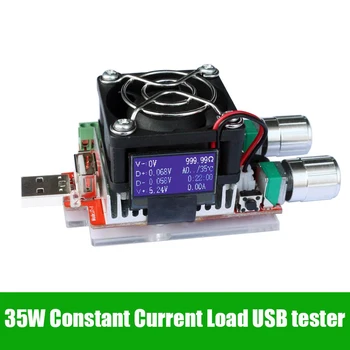 35w usb vstavite elektronsko nastavljiv konstantnim tokom staranja upor baterije napetost zmogljivost tester qualcomm qc2.0/3.Voltmeter 0