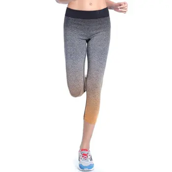 Mehko Ženske, Joga Capris Šport Dokolenke Fitnes Teče Telovadnici Legging Visoko Elastična Slim Stretch Hlače Uvježbavanje Hlače