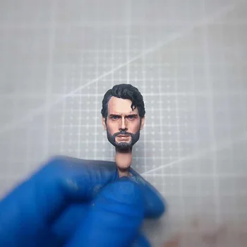1/12 Obsega Henry Cavill Glavo Skulptura Batman Proti Superman Glavo Carving Model Igrača Pred prodajo