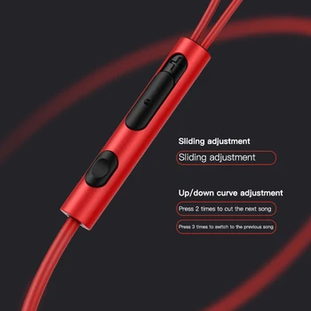 Žične Slušalke 3.5 mm V Uho Šport Slušalke Z Mikrofonom Glasbe Čepkov Stereo Gaming Slušalke Za iPhone Huawei Honor Xiaomi