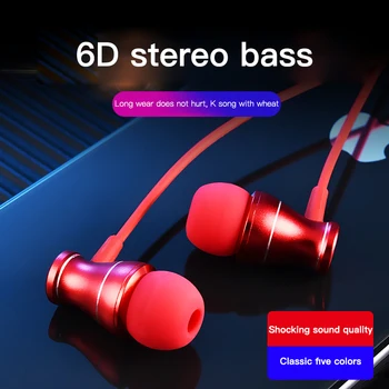 Žične Slušalke 3.5 mm V Uho Šport Slušalke Z Mikrofonom Glasbe Čepkov Stereo Gaming Slušalke Za iPhone Huawei Honor Xiaomi